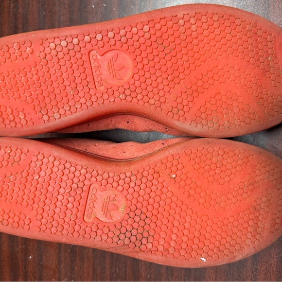 Men's Size 11.5 Adidas Stan Smith "Power Red" Suede - Picture 6 of 7